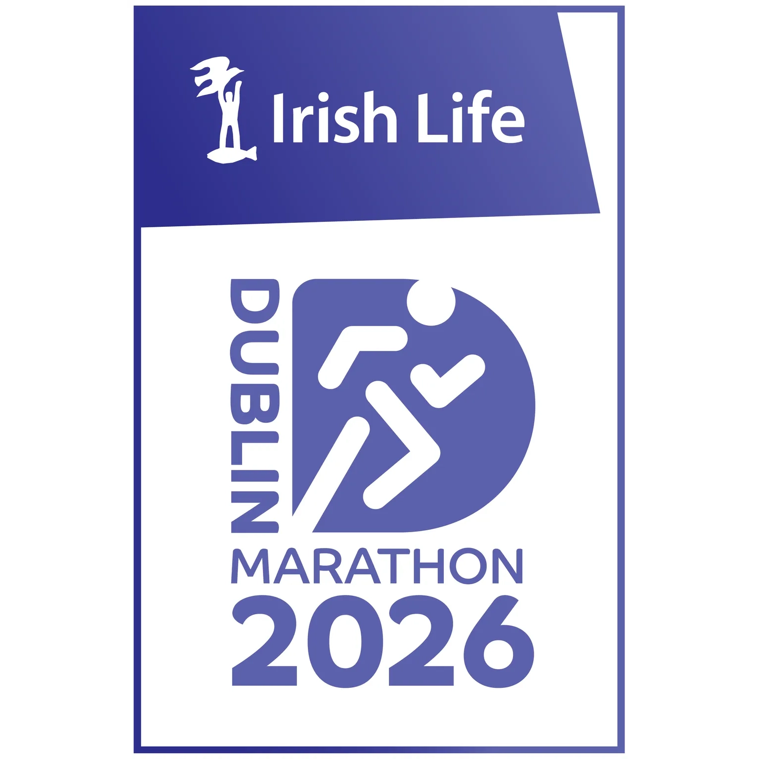 Cartel de la carrera Irish Life Dublin Marathon – Leeson Street Lower
