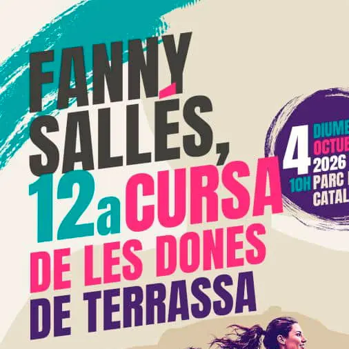 Cartel de la carrera Cursa Fanny Sallés, 5K – Terrassa