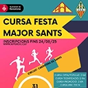 Cartel de la carrera Cursa XVII Festa Major Sants, 2K – Barcelona