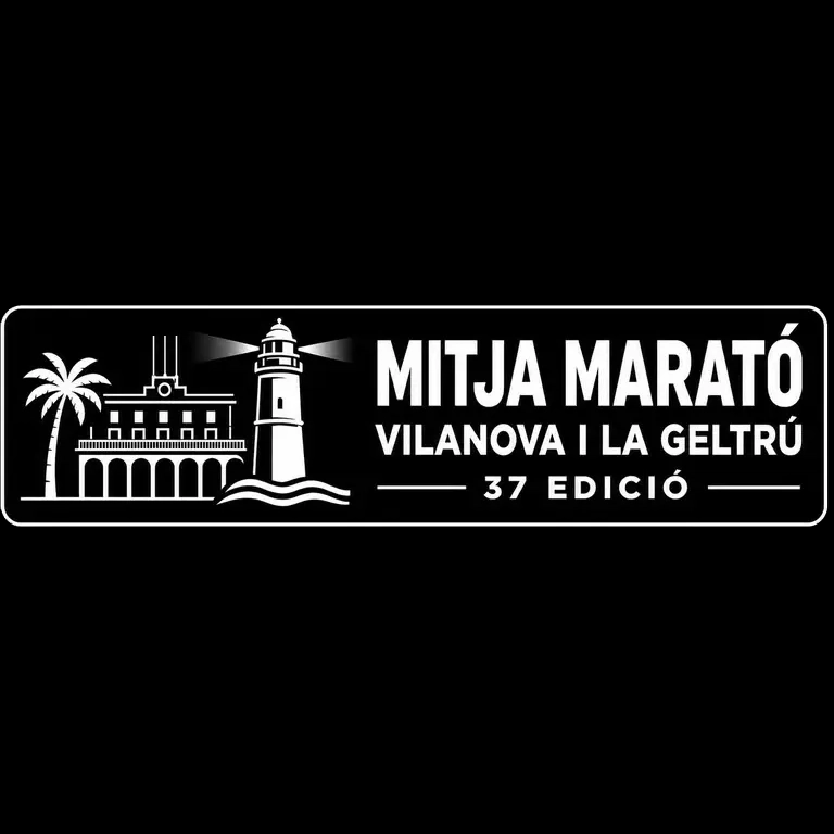 Cartel de la carrera Mitja Marató Vilanova i la Geltrú, 21K – Vilanova i la Geltrú