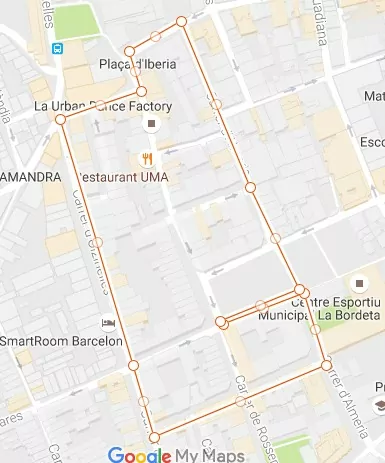 Mapa que muestra el recorrido de la cursa